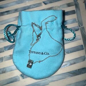 Tiffany & Co. Silver Necklace Atlas Pendant